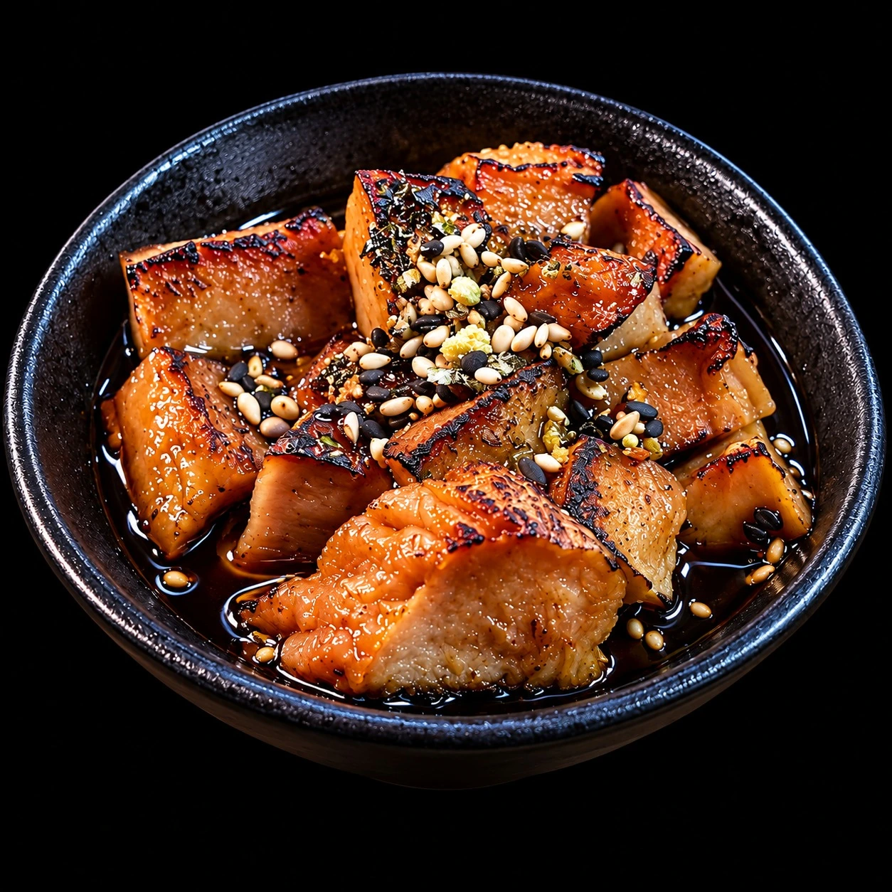SEITAN MARINADO, FLAMEADO